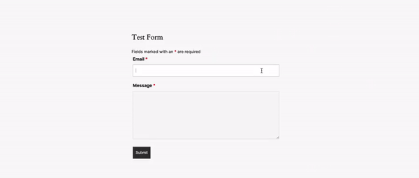 AJAX submissions