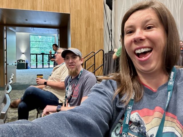 Quay, Kevin, and Shaylee at WCUS morning annoucements